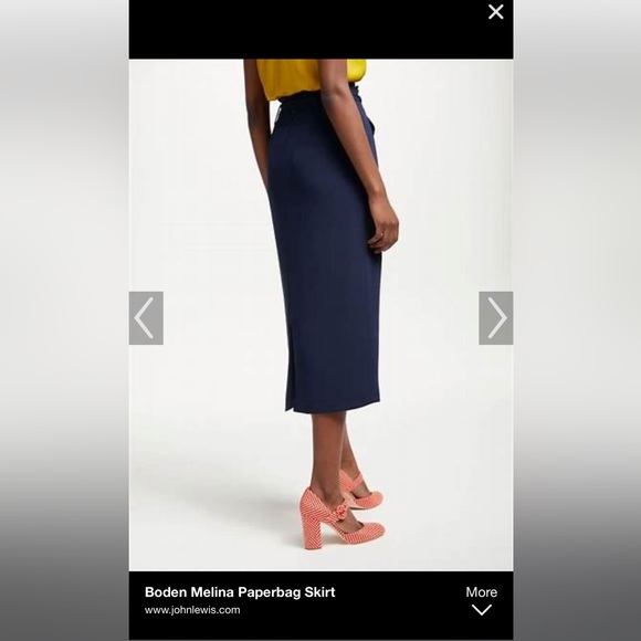 NWT Boden Melina paperbag waist skirt - Picture 3 of 10